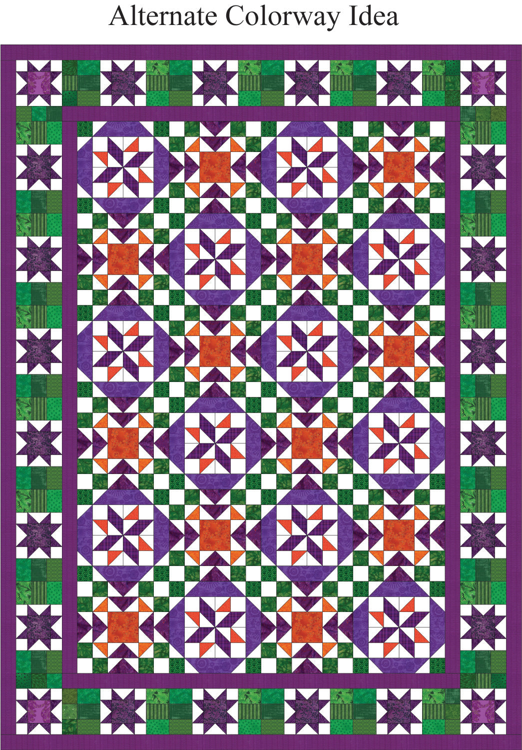 Starry Fall Path Starry Paths – Pat Speth Quilts