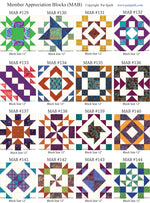 Group Image of Member Appreciation Blocks (MAB) #129 - #144 PDF Download