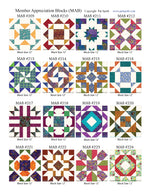Group Image of Member Appreciation Blocks (MAB) #209 - #224 PDF Download