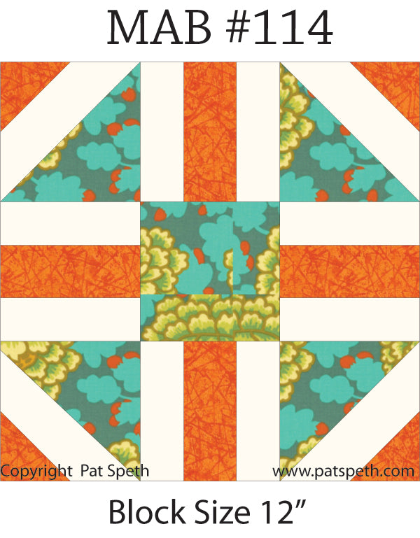 Member Appreciation Block #114 – Pat Speth Quilts