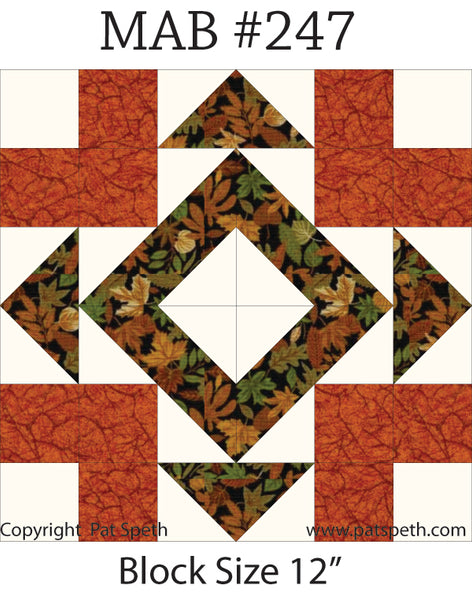 Member Appreciation Block #247 – Pat Speth Quilts
