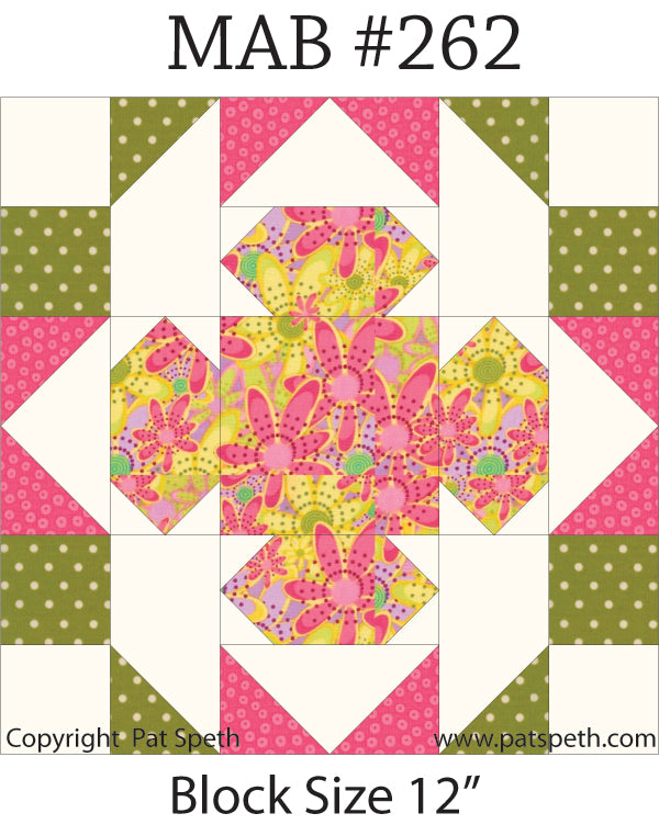 Member Appreciation Block #262 – Pat Speth Quilts
