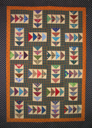 Flying Geese Puzzle Wall Quilt