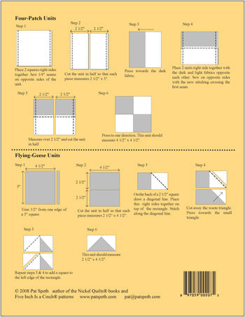 Five Inch Square Reference Guide PDF Download – Pat Speth Quilts